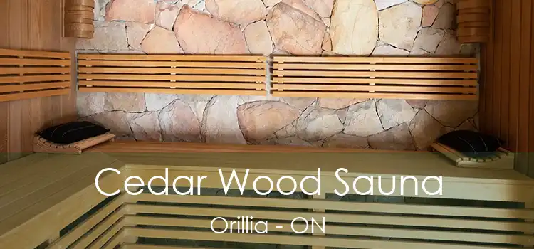  Cedar Wood Sauna Orillia - ON
