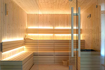 Modern Sauna Setup in Orillia, Ontario
