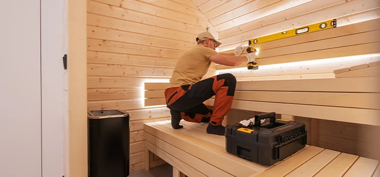 Commercial Sauna Installation in Orillia, ON