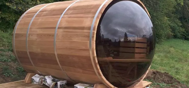 Panorama 4-Person Glass Cabin Sauna Maintenance in Orillia, Ontario