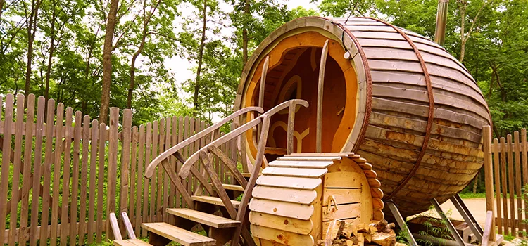 360° Panoramic Bubble Window Sauna Installation Services in Orillia, Ontario