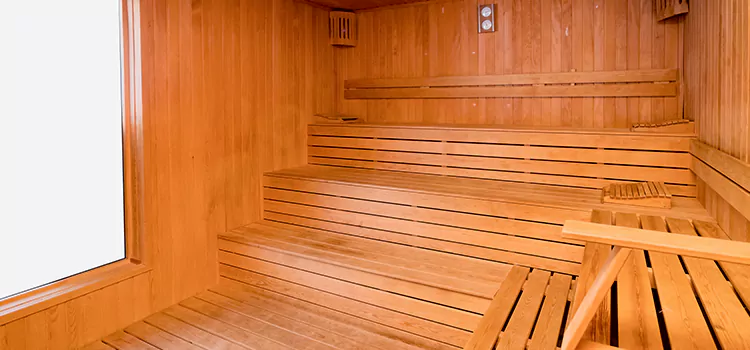 Custom Hemlock Wood Sauna Construction in Orillia, Ontario