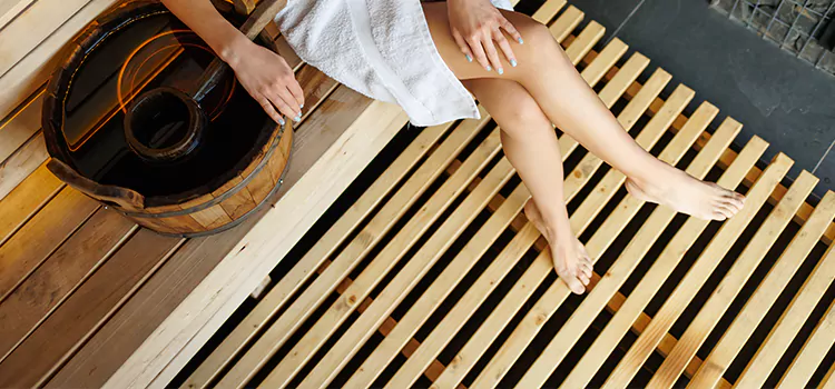 Composite Sauna Deck Installation in Orillia, ON