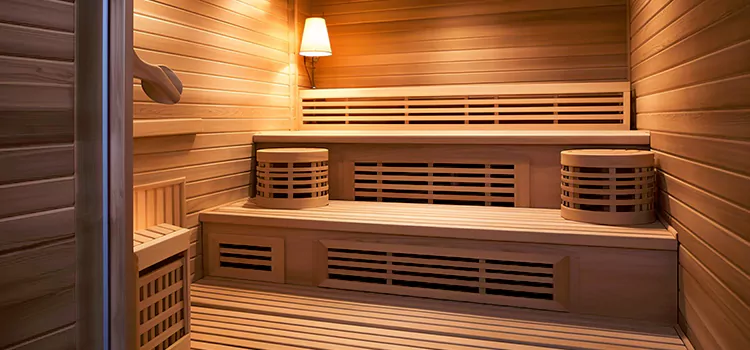Outdoor Sauna Setup in Orillia, ON