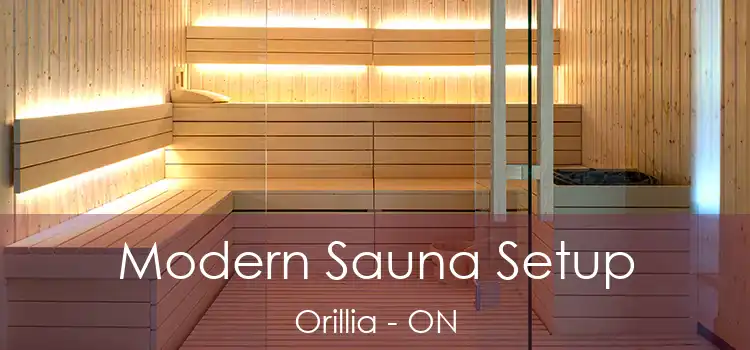  Modern Sauna Setup Orillia - ON
