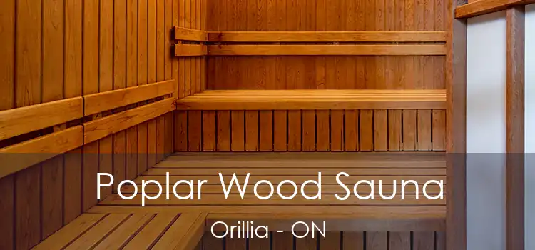  Poplar Wood Sauna Orillia - ON