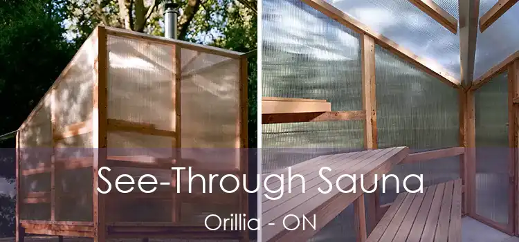  See-Through Sauna Orillia - ON